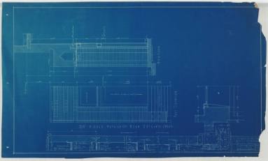 Drawing, Thompson Architectural - Yocum School, El Dorado