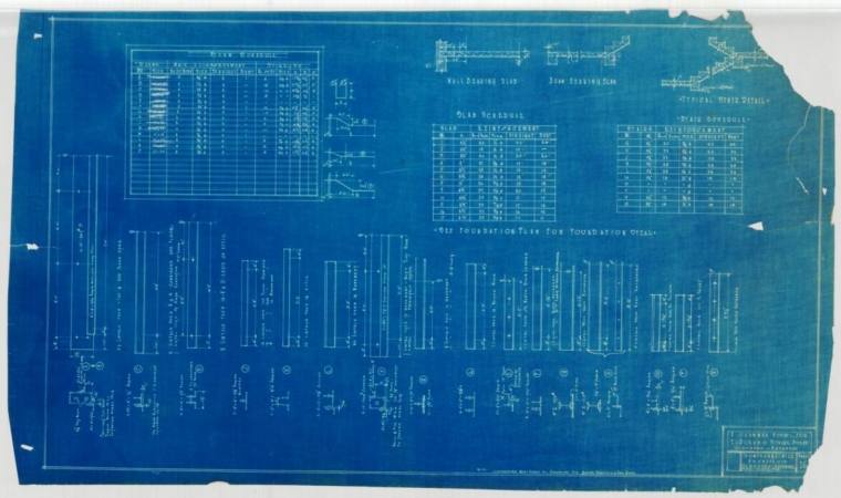 Drawing, Thompson Architectural - Yocum School, El Dorado