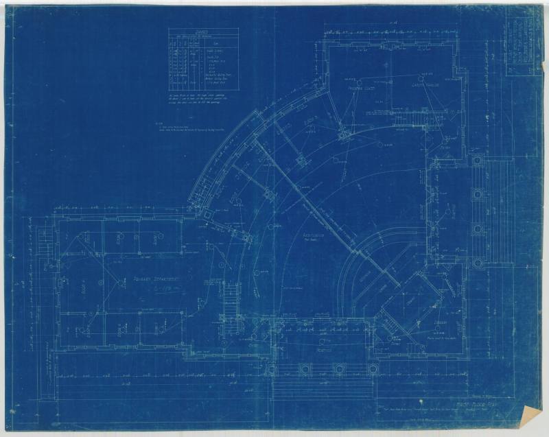 Drawing, Thompson Architectural - First Methodist Episcopal Church ...