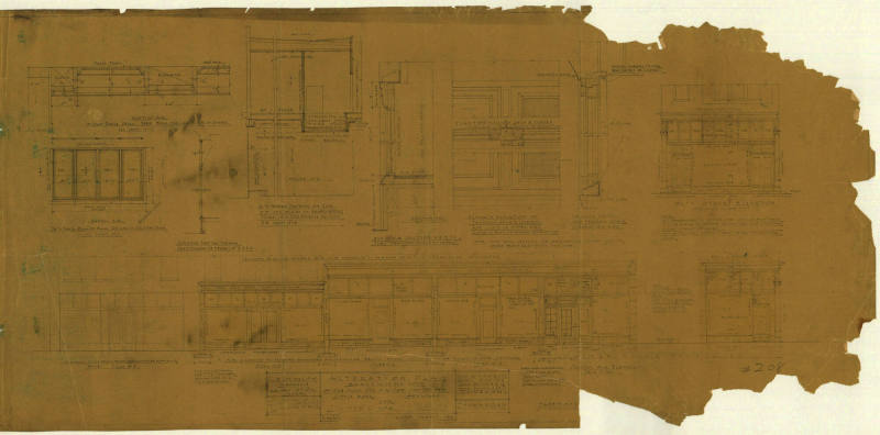 Drawing, Thompson Architectural - United Cigar Store, Little Rock