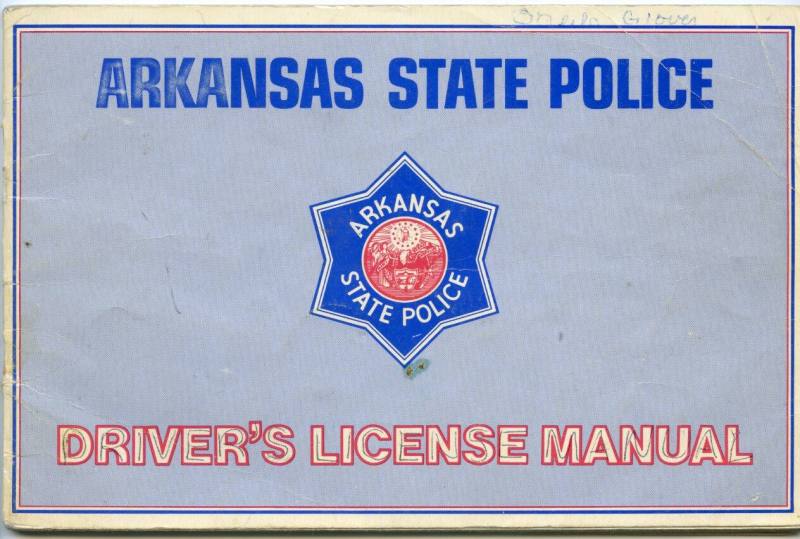 Manual, Arkansas State Driver's License