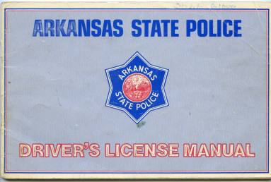 Manual, Arkansas State Driver's License