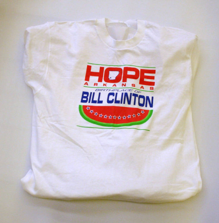 T-shirt, Clinton Presidential Campaign