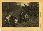 Magazine, Harper's Weekly - "Hunting Wild Hogs in Arkansas"