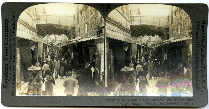 Stereoview - Jerusalem, Palestine