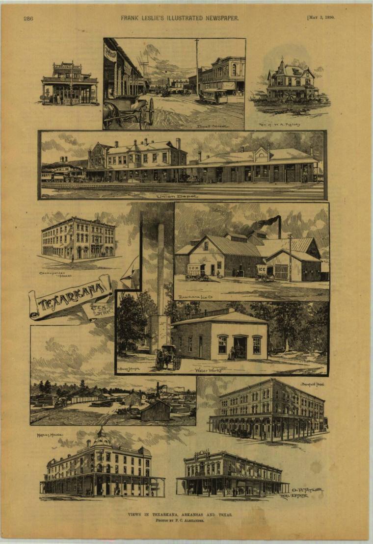 Print, Engraved - Scenes from Texarkana, Arkansas