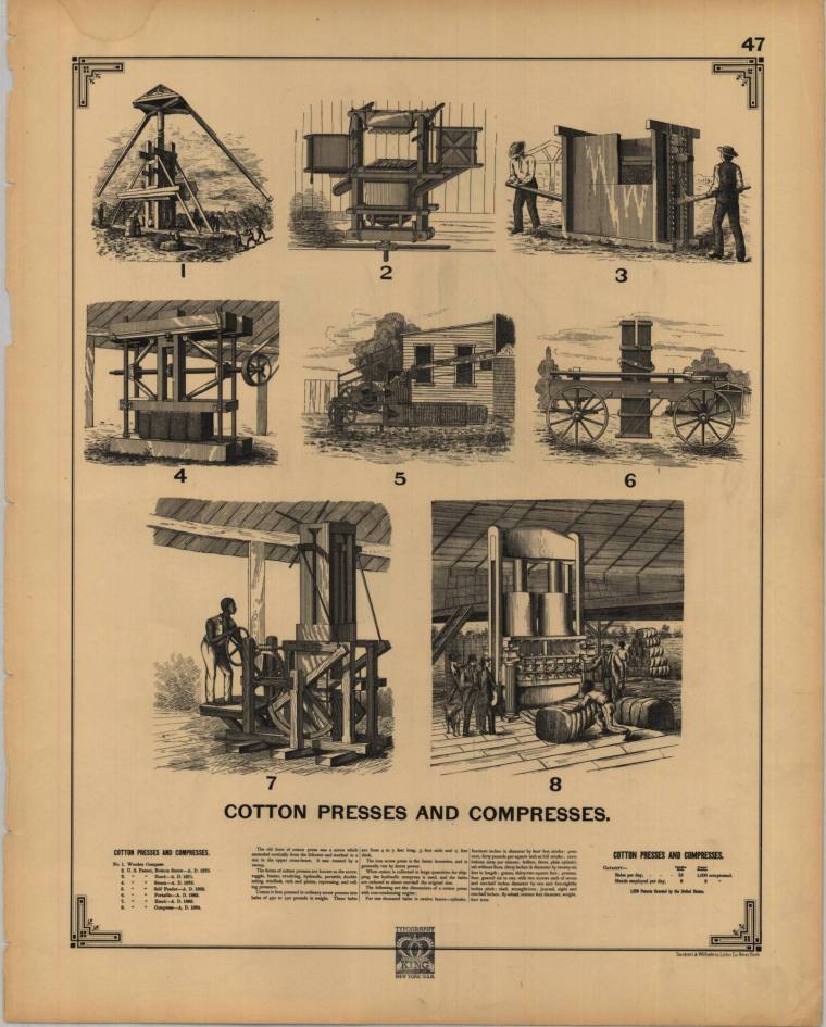 Print, Engraved - Cotton Presses & Bales