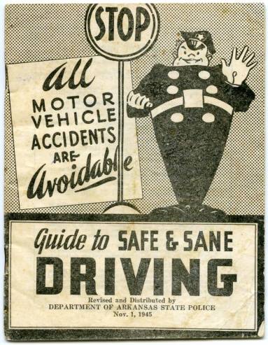 Manual, Guide to Safe & Sane Driving