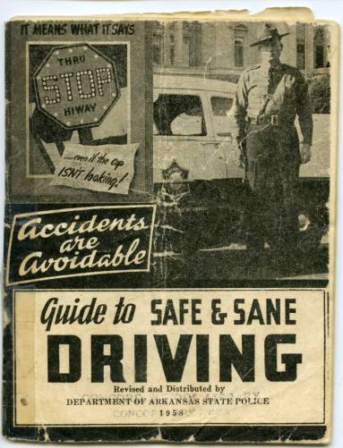 Manual, Guide to Safe & Sane Driving