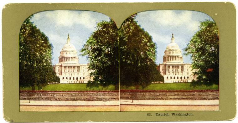 Stereoview, The Capitol in Washington, D.C.