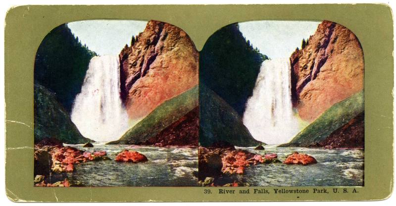 Stereoview, Yellowstone National Park