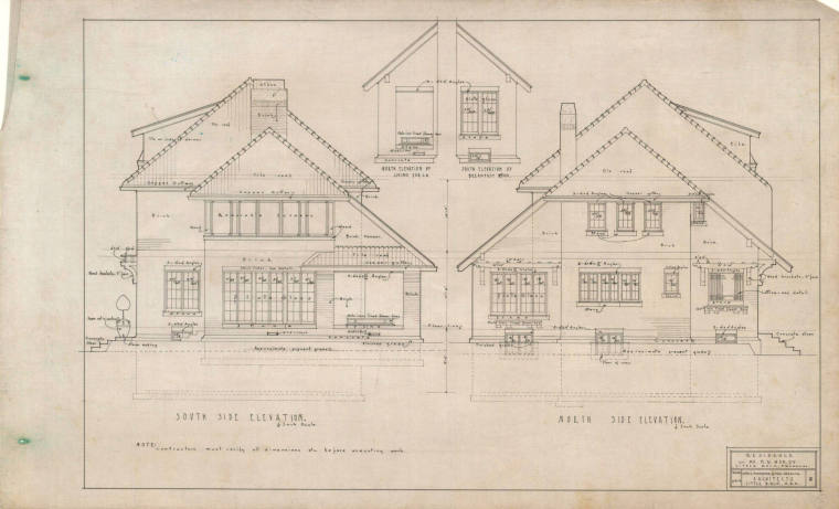 Drawing, Thompson Architectural - M.W. Hardy, Little Rock