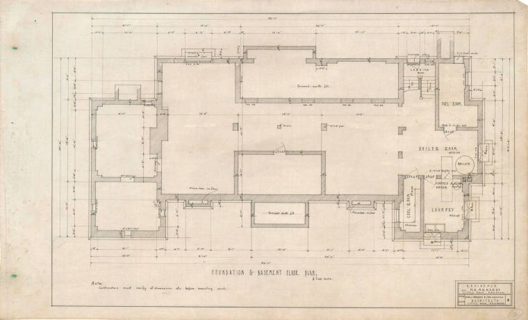 Drawing, Thompson Architectural - M.W. Hardy, Little Rock