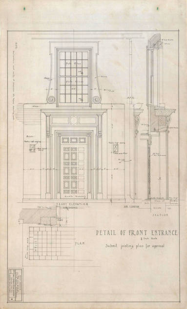 Drawing, Thompson Architectural - M.W. Hardy, Little Rock