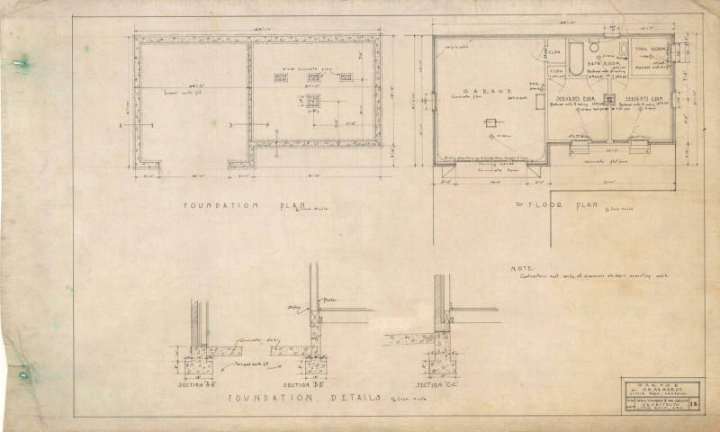 Drawing, Thompson Architectural - M.W. Hardy, Little Rock