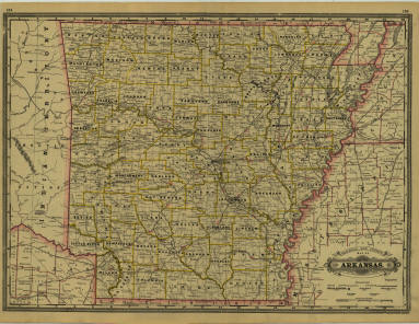 Map, Arkansas