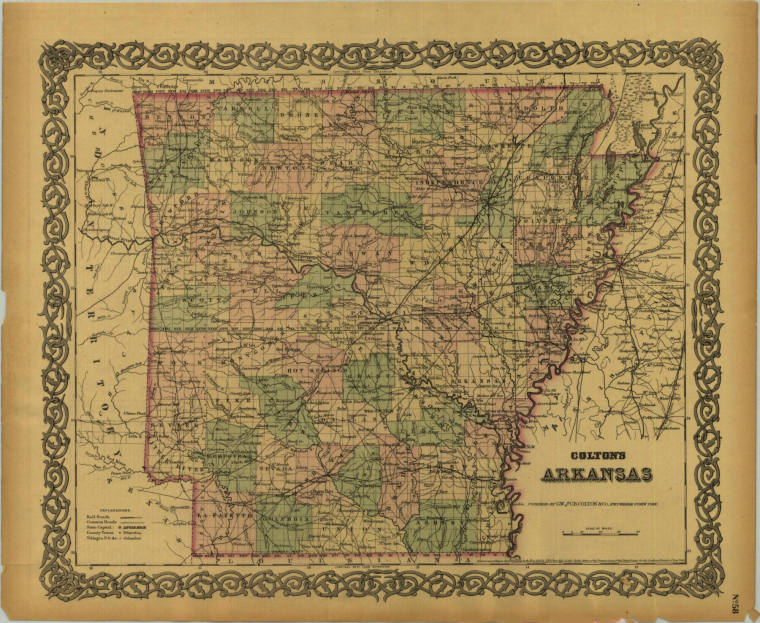Map, Arkansas