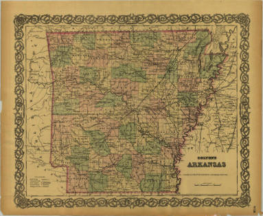Map, Arkansas