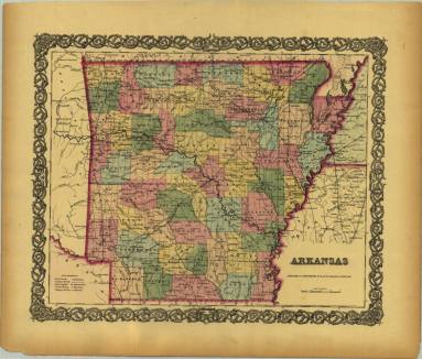 Map, Arkansas