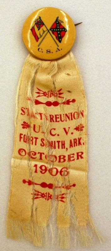 Ribbon/Badge, 1906 U.C.V. at Fort Smith