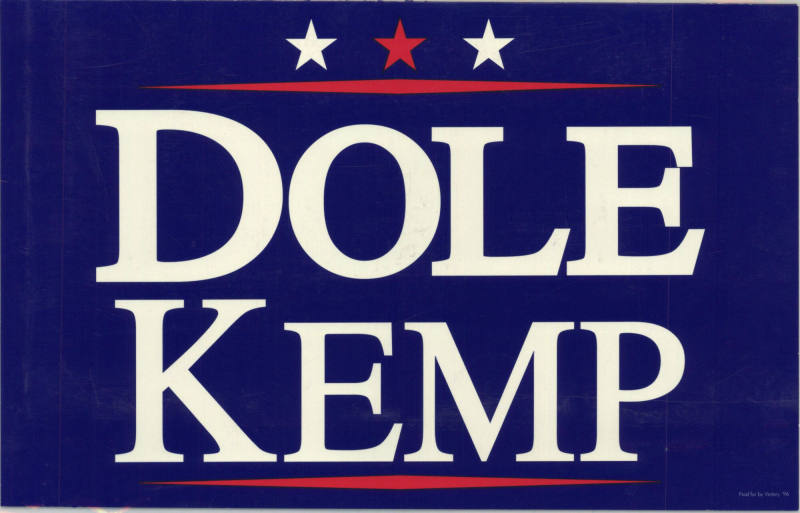 Sign, Yard - Dole/Kemp