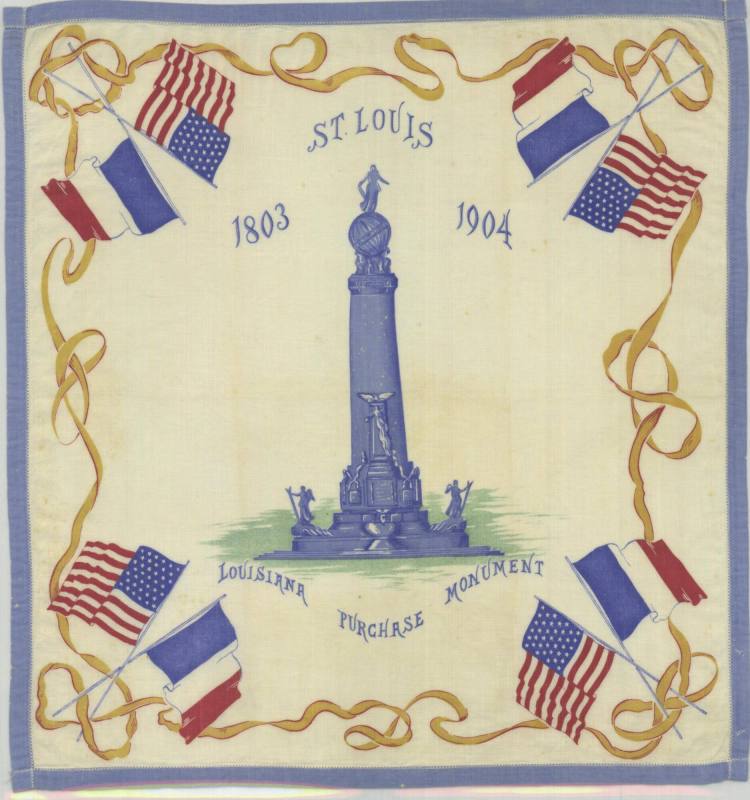 Handkerchief, 1904 World's Fair