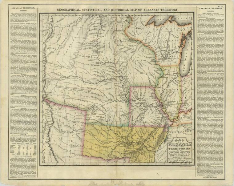 Map, Arkansas