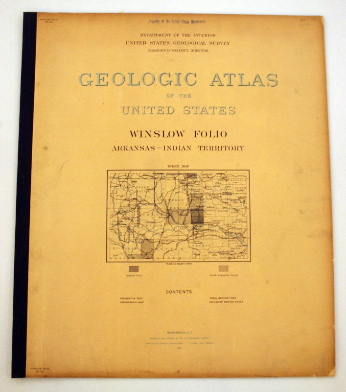 Map, Geological Survey - Winslow