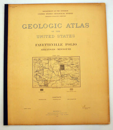 Map, Geological Survey - Fayetteville