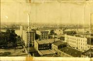 View, Mounted Aerial of Little Rock Showing Old State House