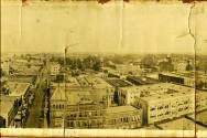 View, Mounted Aerial of Little Rock Showing Old State House