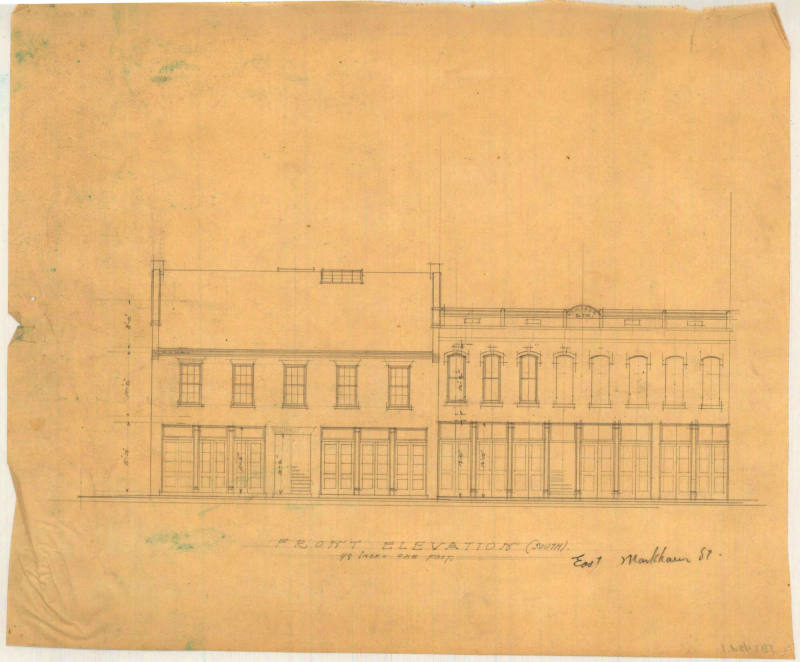 Drawing, Thompson Architectural - Unknown Little Rock Bldg.