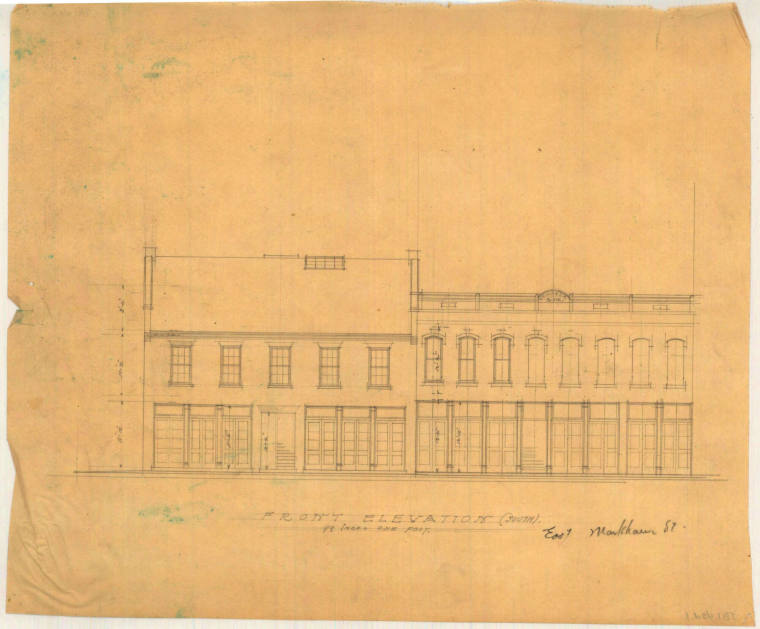 Drawing, Thompson Architectural - Unknown Little Rock Bldg.