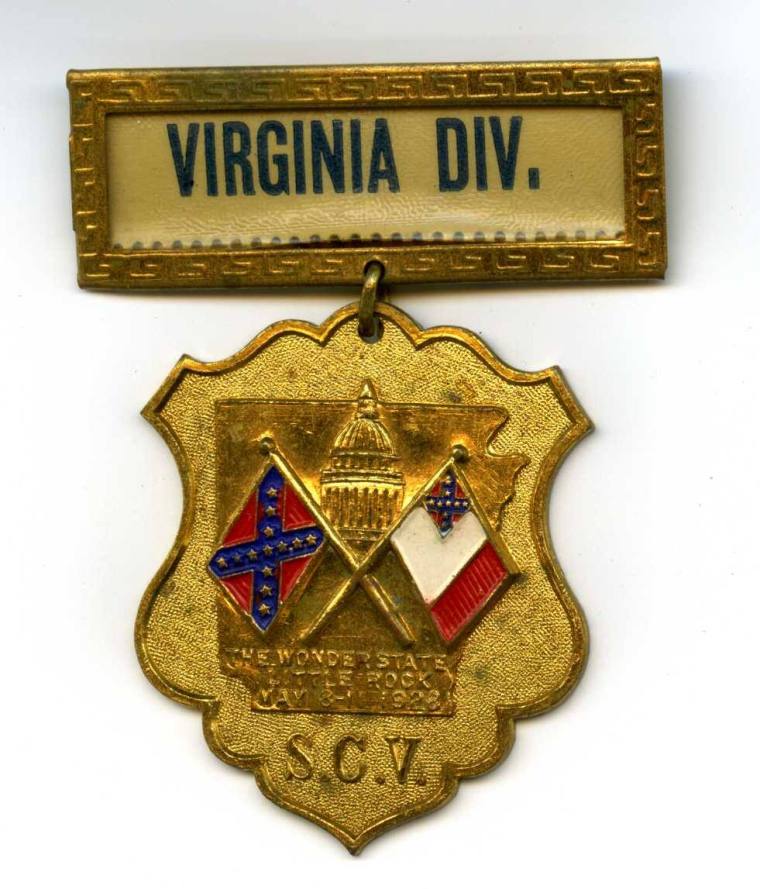 Badge, 1928 U.C.V. Virginia Division