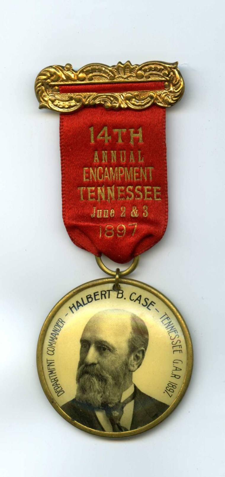 Badge, 1897 G.A.R. Tennessee Delegate