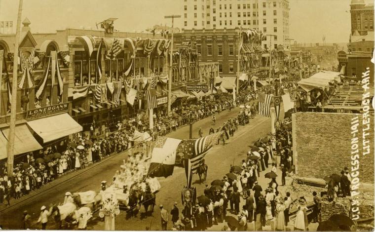 Postcard, 1911 U.C.V. Reunion in Little Rock