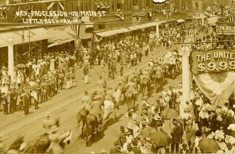 Postcard, 1911 U.C.V. Reunion in Little Rock