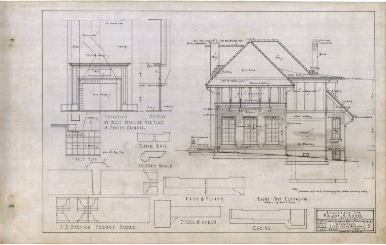 Drawing, Thompson Architectural - Dan Boone, Little Rock