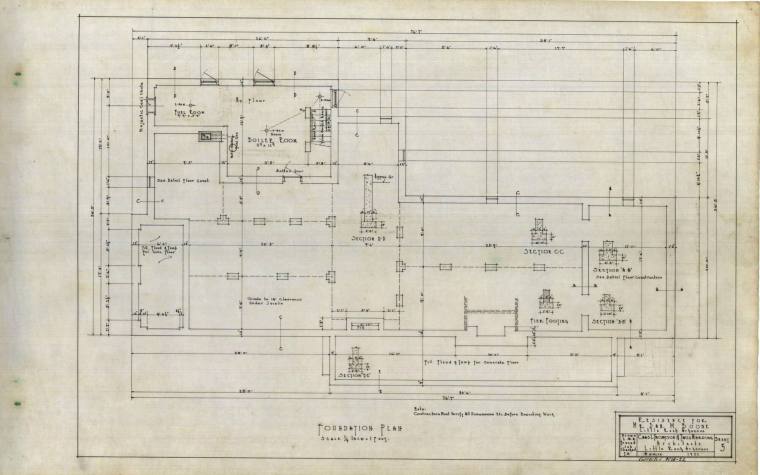 Drawing, Thompson Architectural - Dan Boone, Little Rock