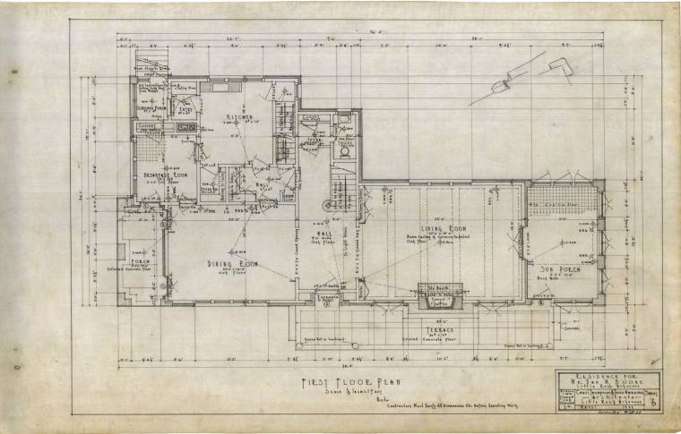 Drawing, Thompson Architectural - Dan Boone, Little Rock