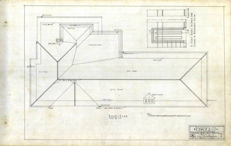 Drawing, Thompson Architectural - Dan Boone, Little Rock