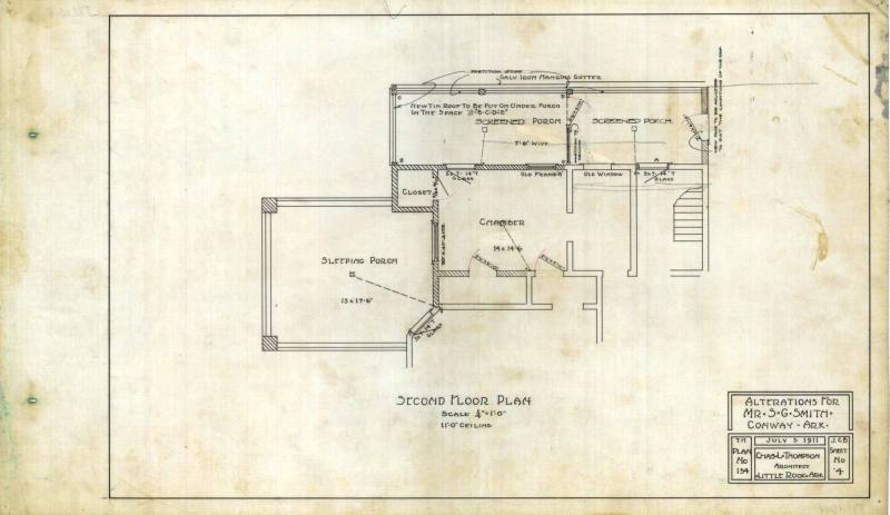 Drawing, Thompson Architectural - S.G. Smith, Conway