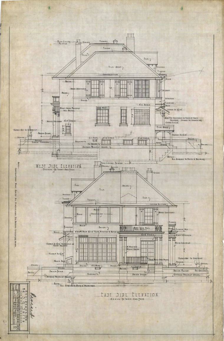 Drawing, Thompson Architectural - S.G. Smith, Conway