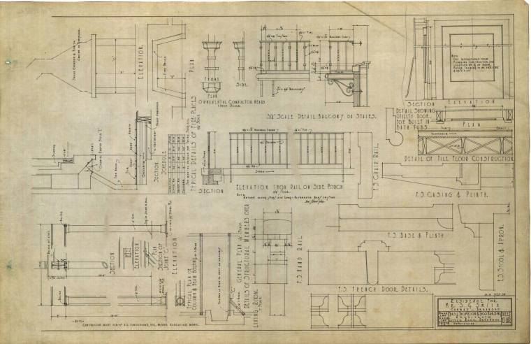 Drawing, Thompson Architectural - S.G. Smith, Conway