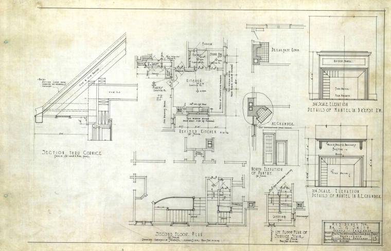 Drawing, Thompson Architectural - S.G. Smith, Conway