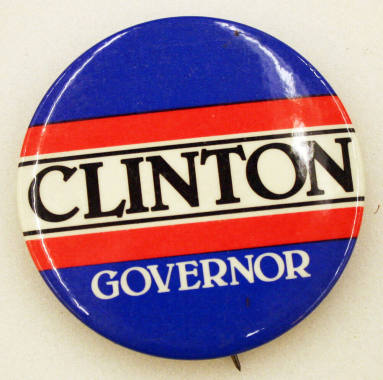 Button, Campaign - Clinton for Governor