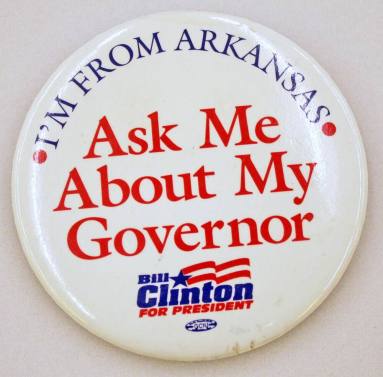 Button, Campaign - Clinton - "Ask Me About My Governor"