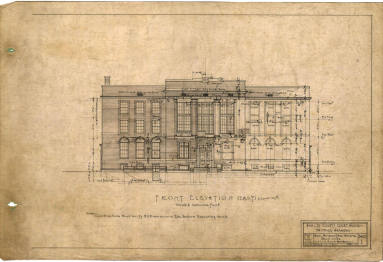 Drawing, Thompson Architectural - Ashley County Courthouse