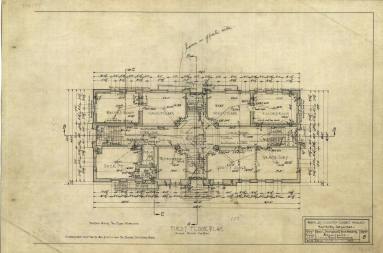 Drawing, Thompson Architectural - Ashley County Courthouse