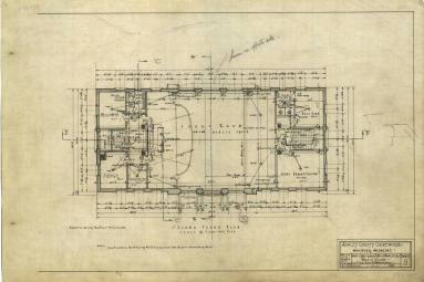 Drawing, Thompson Architectural - Ashley County Courthouse